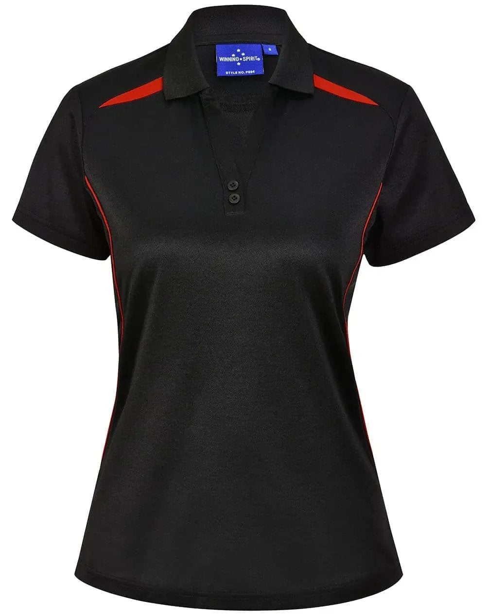 Winning Spirit Women's Sustainable Poly-Cotton Contrast Polo PS94